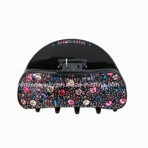 Hair Accessory with Czech Multi Rhinestone Hair Claw for Women