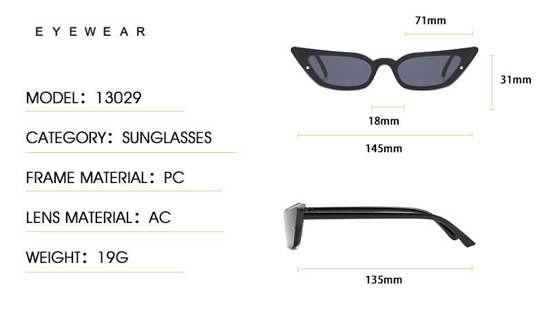 Sunglasses Personality Piece Transparent Purple Sunglasses Female Cross-Border Street Shooting Glasses