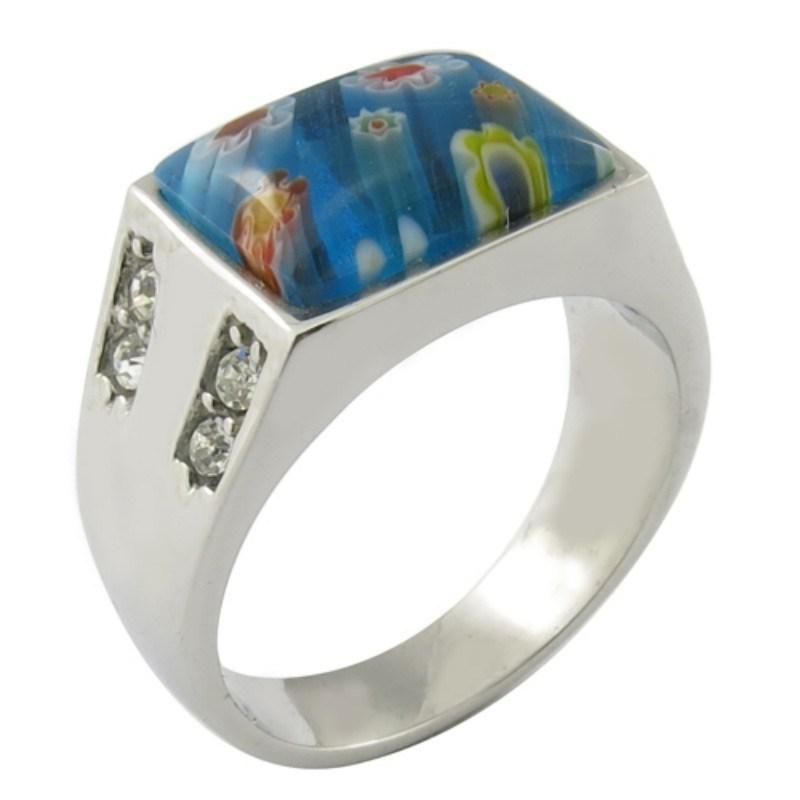 Fashion Jewellery Semi-Precious Stone 925 Sterling Silver Ring Wholesale