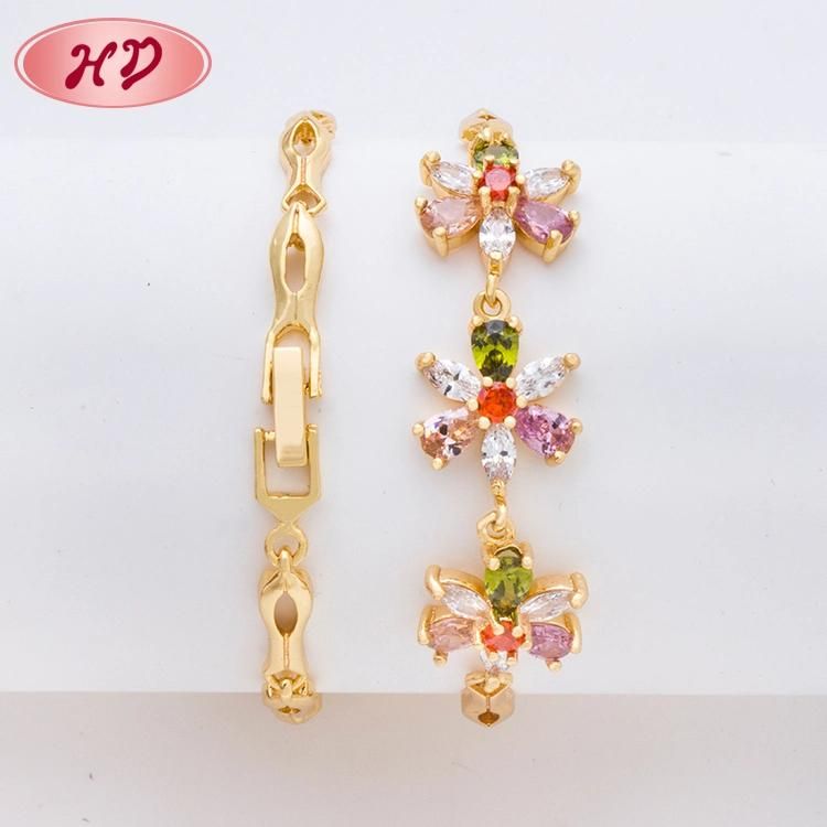 New 2020 Ladies Colorful Zircon Friendship Bangles Bracelets