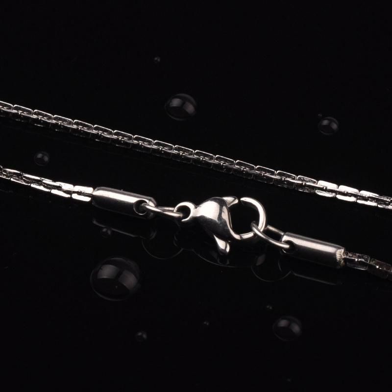 Hot Selling Shiny Jewelry Stainless Steel Boston Chain Ladies Necklace