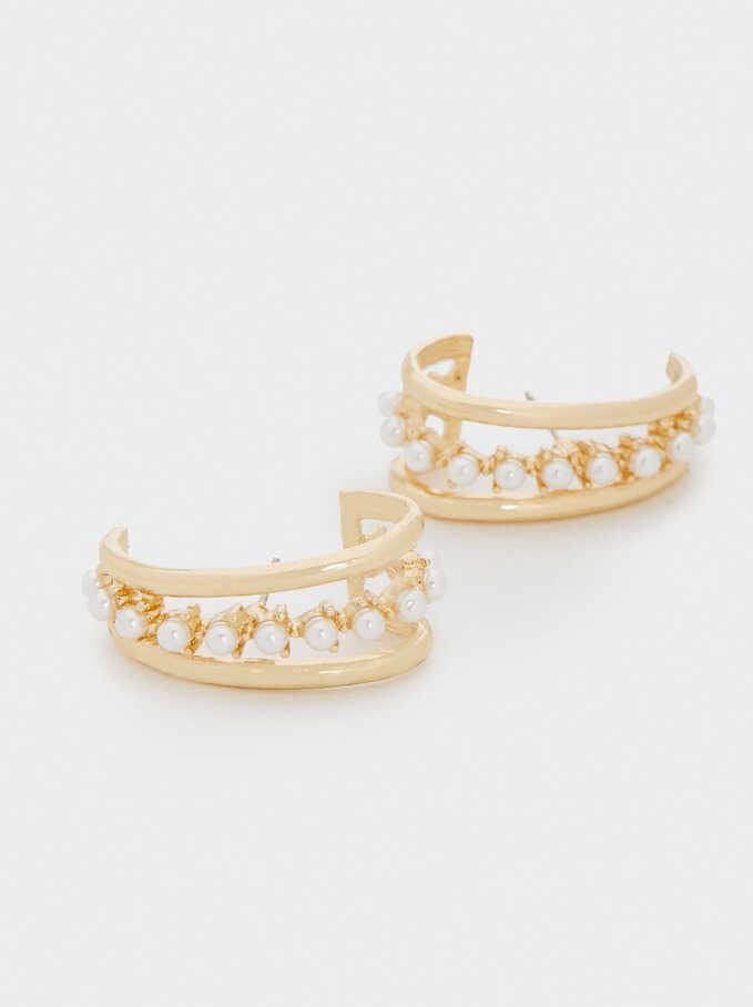 European and American Fashion Simple Metal Earrings Jewelry