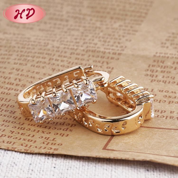 18K Gold Plated Huggie Earring Jewelry Wholesale