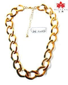Fashion Gold Meta Chain Lady Necklace Jewelry