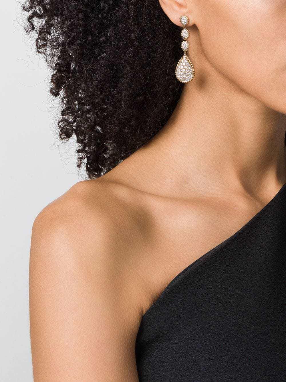 Fashion Metal Zirconia Drop Earrings Jewelry
