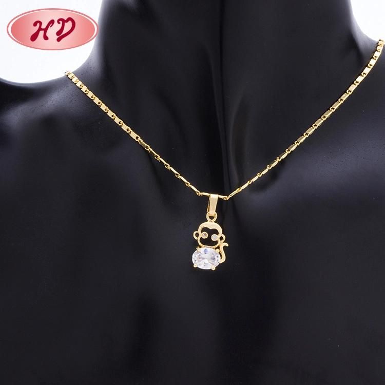 Wholesale Women Brass CZ 18K Rose Gold Jewelry Set