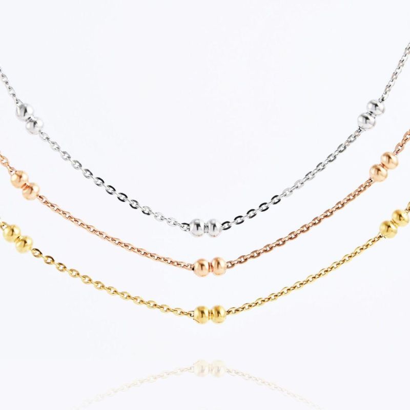 Jewelry Lady Necklace Accessories Choker Bracelet Anklet Layer Jewellery Stainless Steel Fashion Design