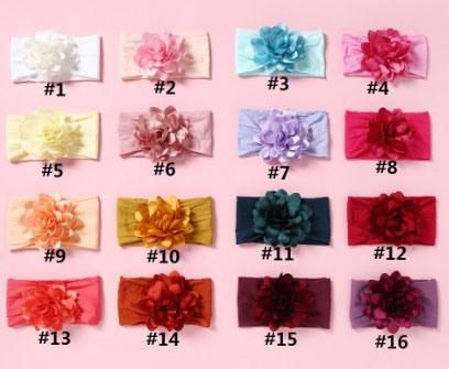 Baby Girl Newborn Infant Nylon Headbands Toddler Hairbands Bows Kids Cute Head Wrap Hair Accessories, Baby Headband Ornaments