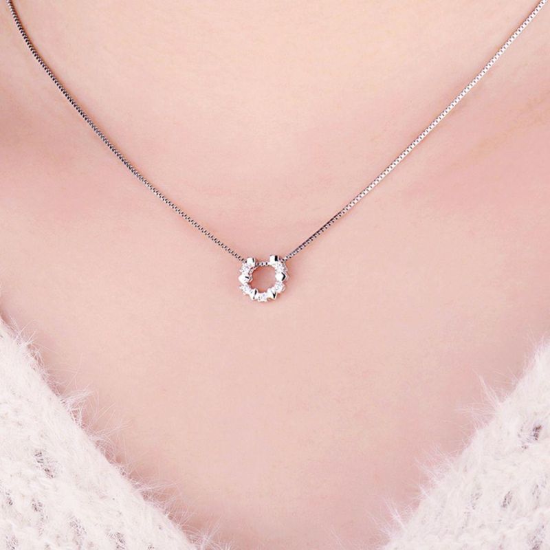 925 Sterling Silver Pendants Necklace Horseshoe Pendant Classic Symbol Fashion Jewelry Wholesale