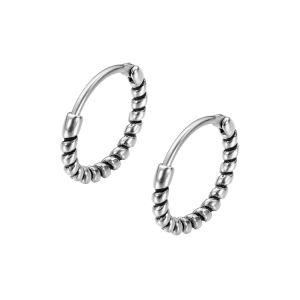 Bamboo Stainless Steel Earrings Drop