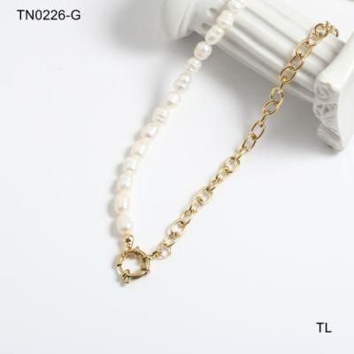 Manufacturer Custom Non Tarnish Fashion Jewelry Gold Choker Necklace Stainless Steel Women New Arrivals jewellery