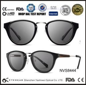 2015 Tr90 Polaroid Sun Glasses, New Designer Round Sun Glasses with Metal Temples