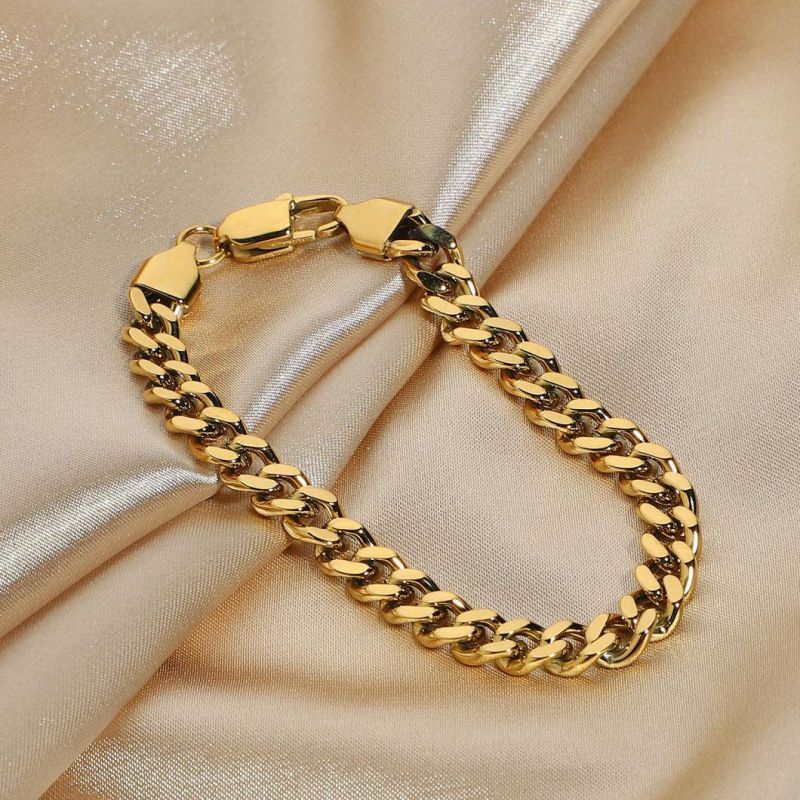 Stainless Steel Jewelry Classic Bracelt 14K/18K Gold Plated