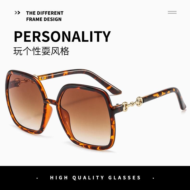 Big Square Frame Oversized Colorful Custom Fashion Trendy Women Men Sun Glasses Shades Sunglasses 2020 2021