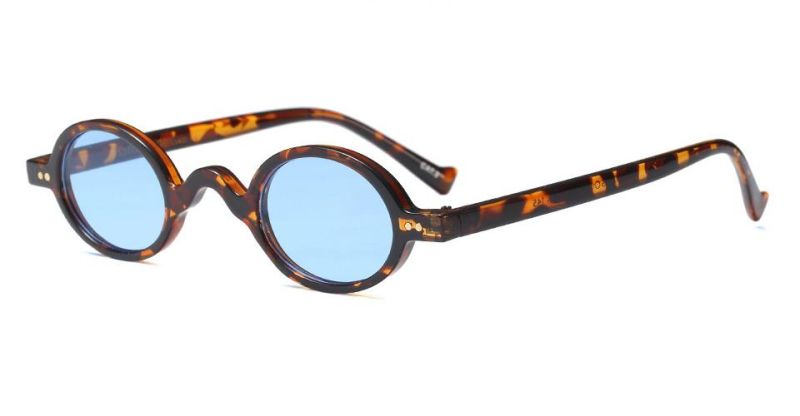 Round Frame Small Frame Colorful All-Match Sunglasses