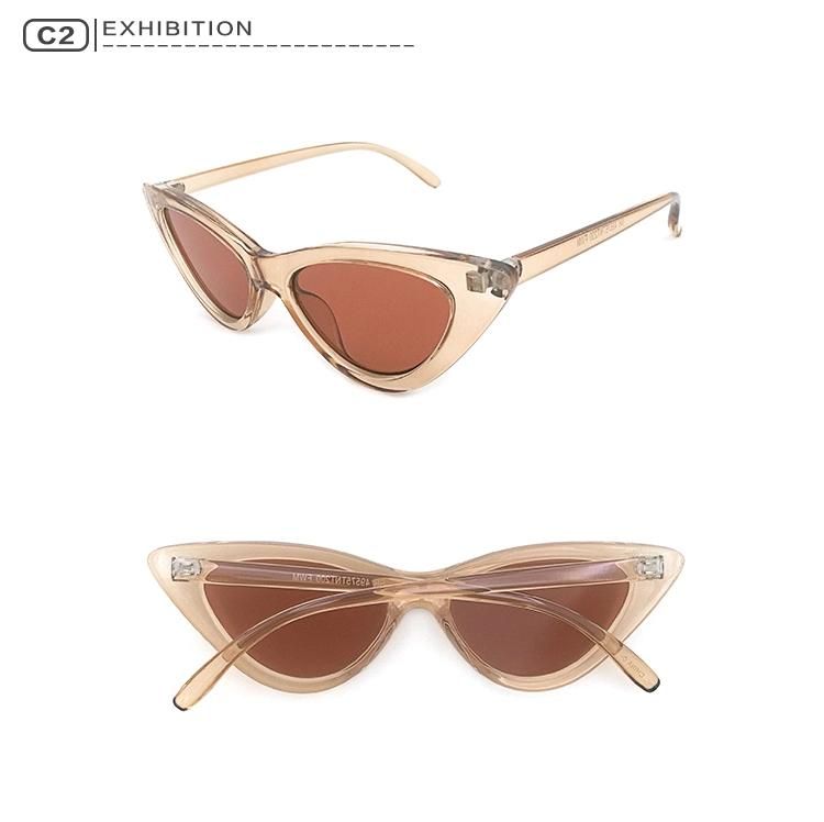 Ladies Newest Fashionable Newest Metal Irregular Sun Glasses Women Trendy Oversized Polygon Rimless Sunglasses Clear
