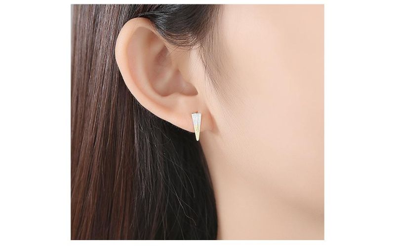 Summer Sliced Two-Color Watermelon Sterling Silver 925 Ear Studs
