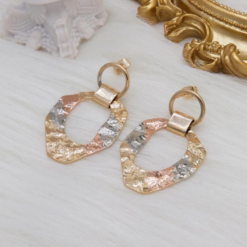 Ladies Luxury Fashion High Quality Gold Plated Earrings