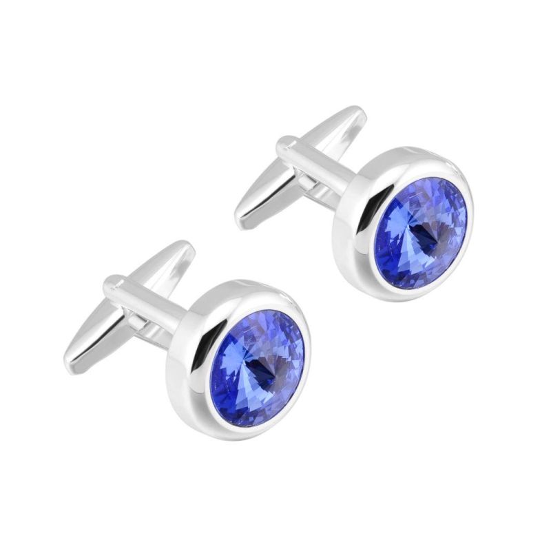 Zircon Cufflink Custom Design for Cufflink Engraving Cufflink for Men