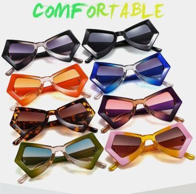 New Style Large Frame Cat Eye Ladies Sunglasses