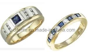 Fashion Jewelry Engagement Costume Stainless Steel Rings (RW1229)