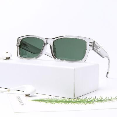 2021 New Arrivals Custom Logo Design Trendy Square Shades Men Women Sunglasses