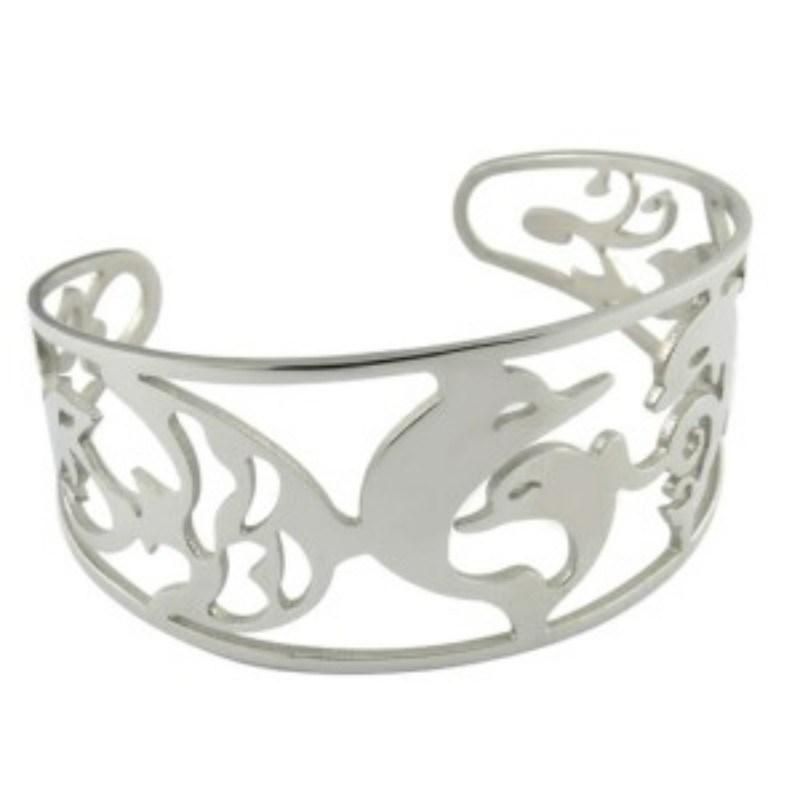 316 Stainless Steel Men Skull Bangle