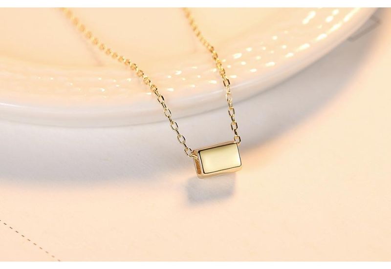 Popular Sliver Pendant Gold Plated Necklace for Women Gift