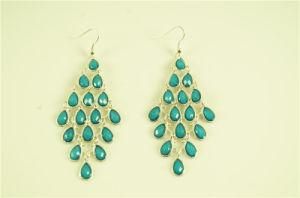 Acrylic Stone Shoulder Duster Earring