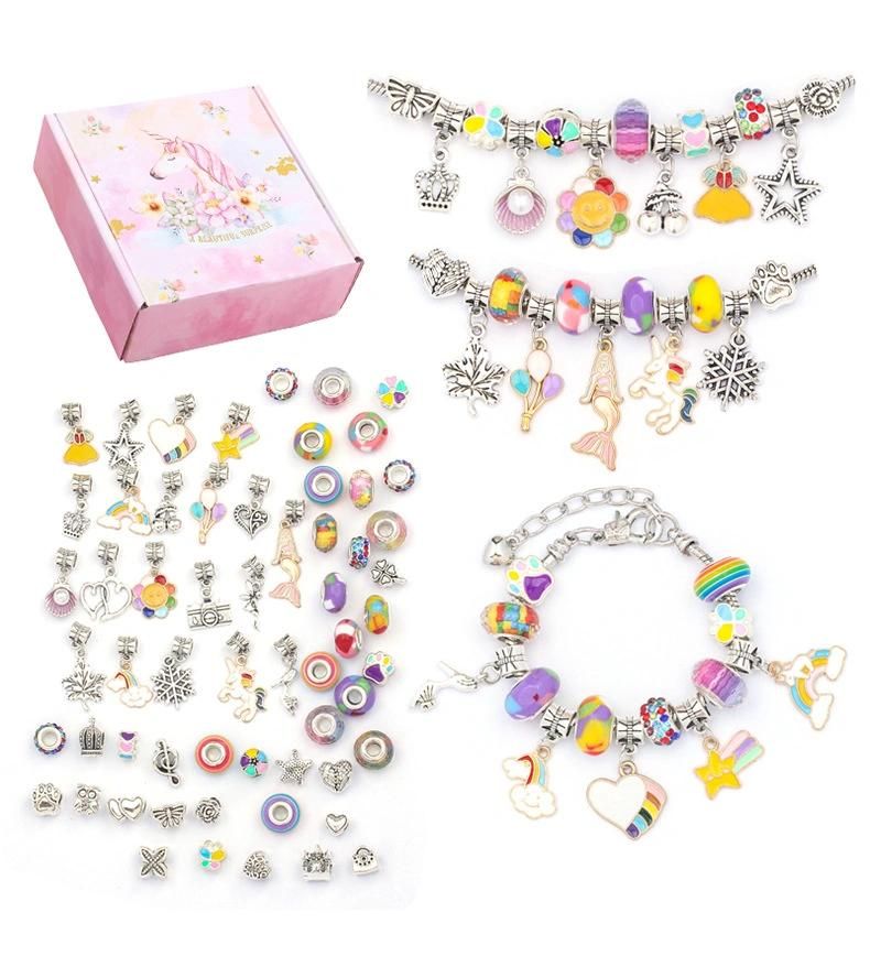 Christmas jewelry Gift Beads Making Kit DIY Child Bracelet for Teen Girls