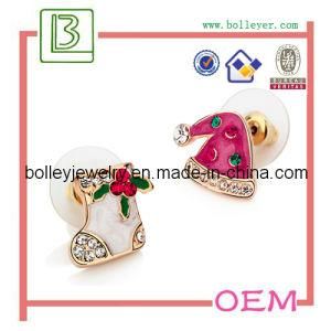 Christmas Hat and Shoes Shape Earrings for Girls (JC-076)