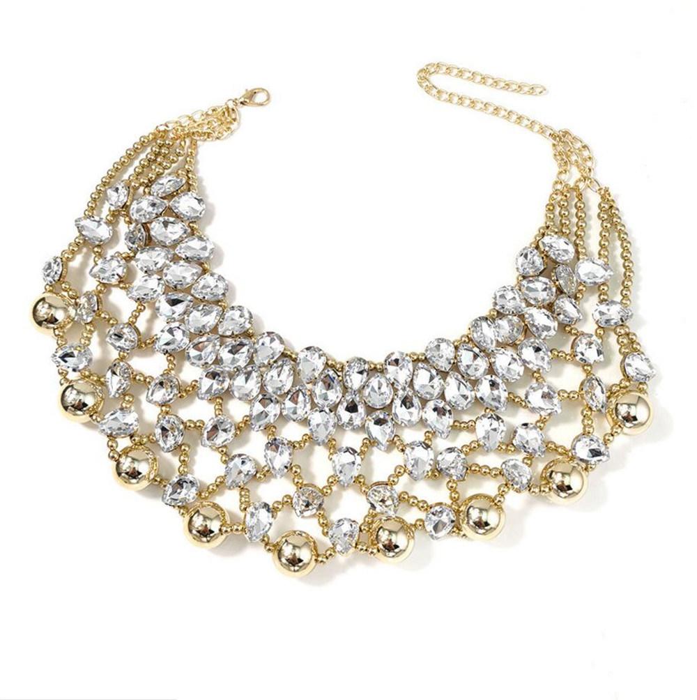 Women Fashion Decoration Metal Necklace