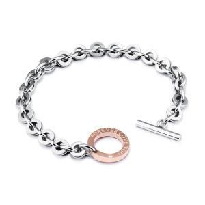 Fashion Design &#160; Specially Clasp Stainless Steel Round Pendant Men Bracelet