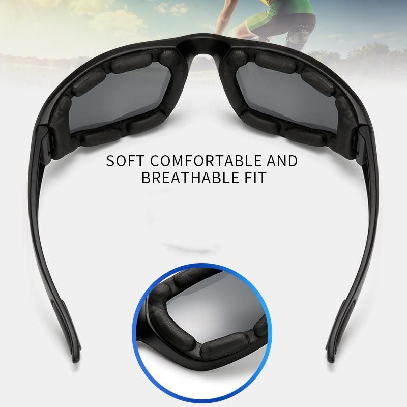 Night Vision Sun Glasses 2X Flexible Anti-Fog Motorcycle Goggles UV400 for Outdoor Sports Wyz20112
