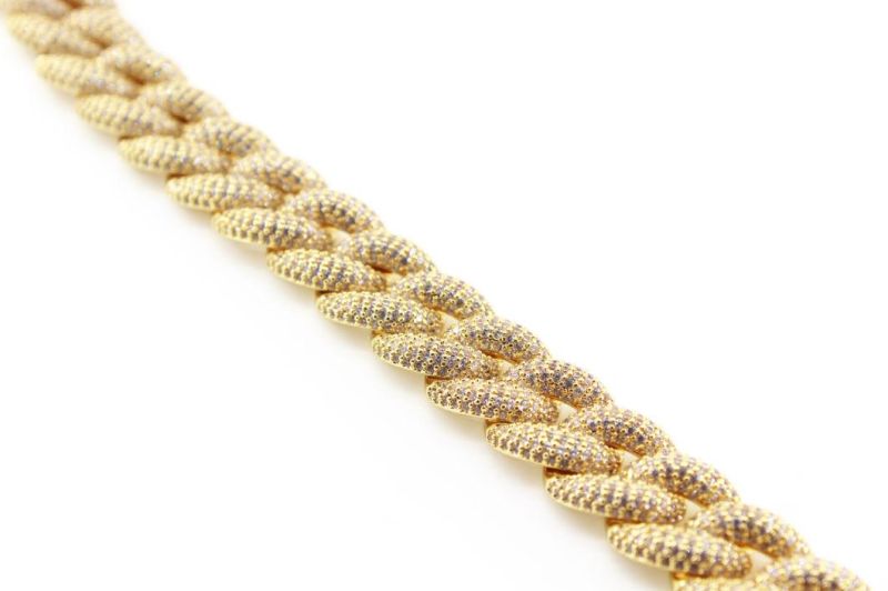 Classy Gold Chain Cuban Link Bracelet for Men