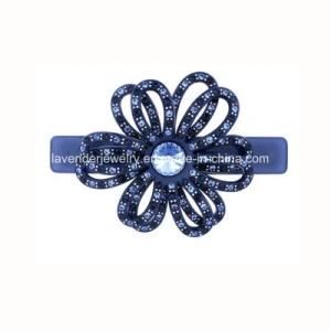 Hair Clip Flower with Rhinestone Hair Ornament for Women