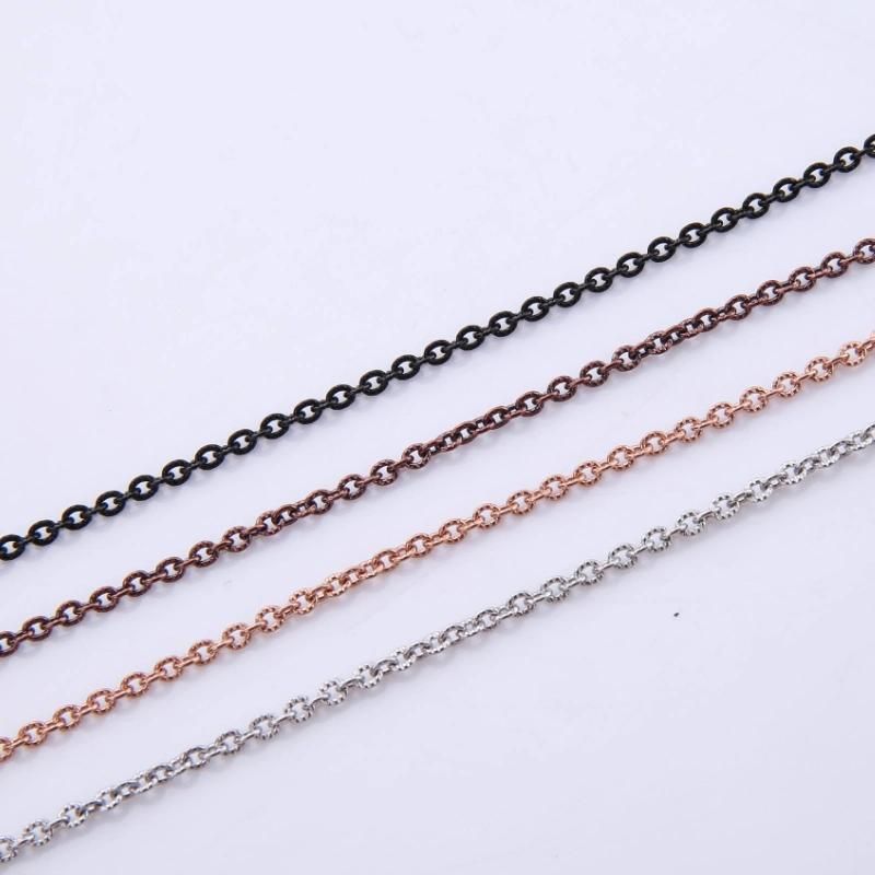 Fashion Necklace Bracelet Embossed Cable Chain for Jewelry Making