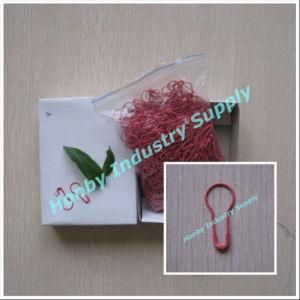 Honby 22mm Rose Red Pear Shaped Safety Pins