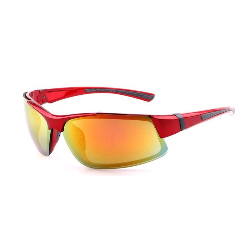 Half Frame Impact Resistant Sport Sunglasses
