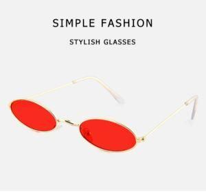 Colorful Sunglasses Small Frame Women Sunglasses Oval Lens Sunglass