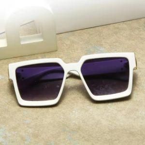 Fashion Trendy Square Frame Designer High Quality UV400 Unisex Sunglass