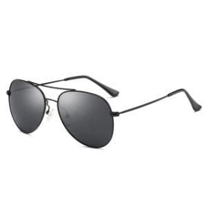 Factory Wholesale Double Bridge Brand Classic Design UV400 Pilot Sunglasses