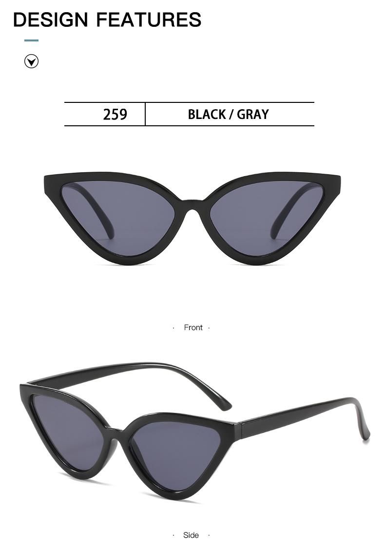 Amazon′s Best-Selling Triangle Cat-Eye Sunglasses Are Popular in Street Styles in Europe and America