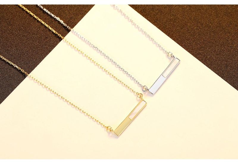Sliver Charm Chain Jewelry Pendant Necklace for Women