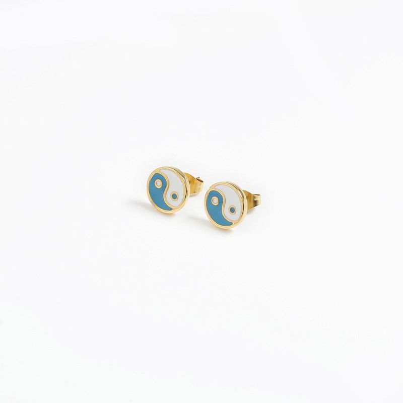 Manufacturer Custom High Quality Brand Fashion jewellery Designer Cc Gg Jewelry Catalog New Arrivals 14K 18K 24K Gold Earring Wholesale
