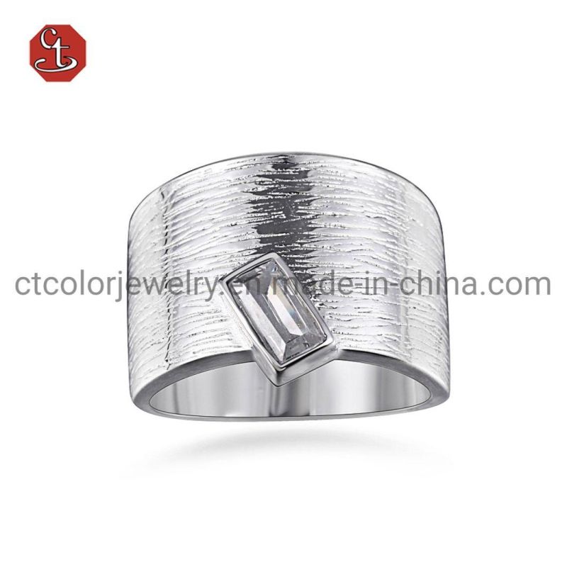 Fashion Jewelry Sterling 925 Silver Rings Copper Rings for Women