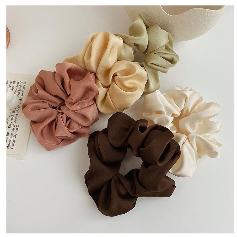 Light Color Silk Satin Hair Band