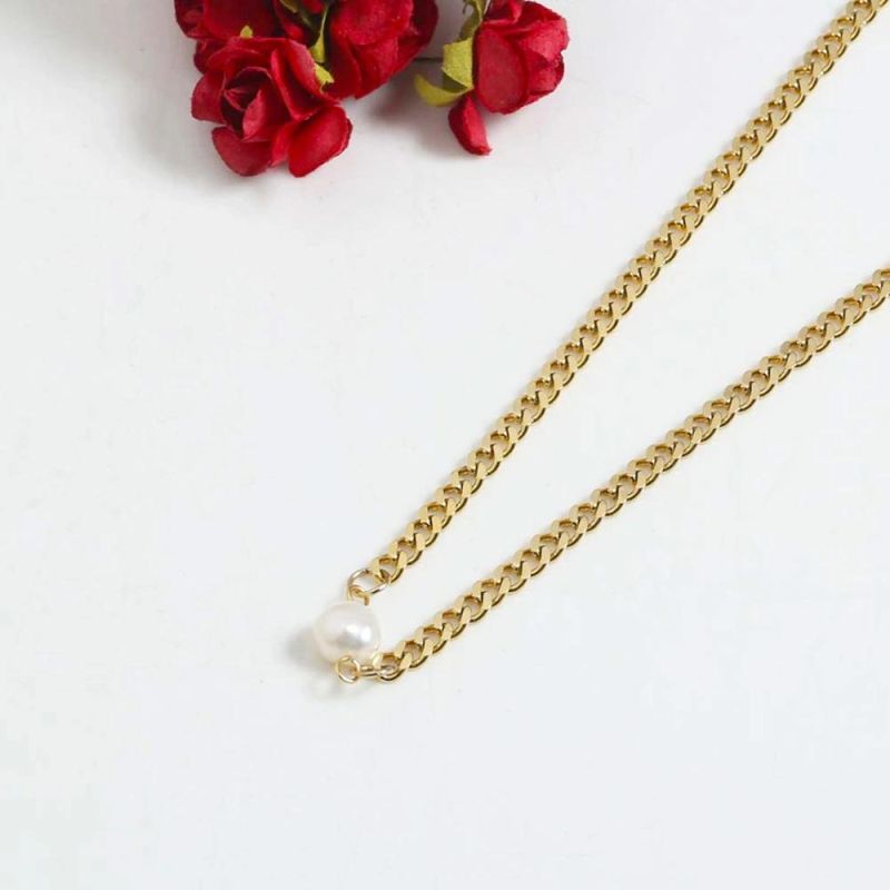 2022 New Arrivals Manufacturer Custom High Quality jewellery 18K/14K Gold Jewelry Wholesale Peal Necklace