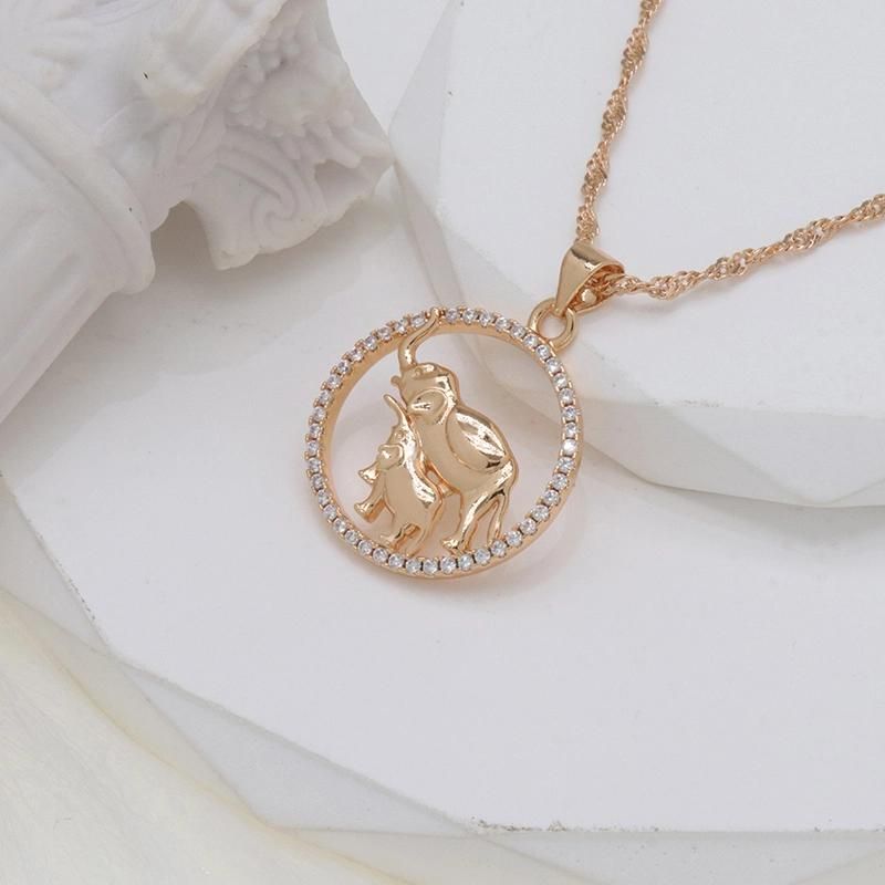 Wholesale Girl Party Elephant Pendant Fashion Jewelry Necklace