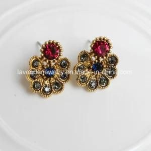 Fashion Jewelry Flower Stud Earrings for Women Gift Party